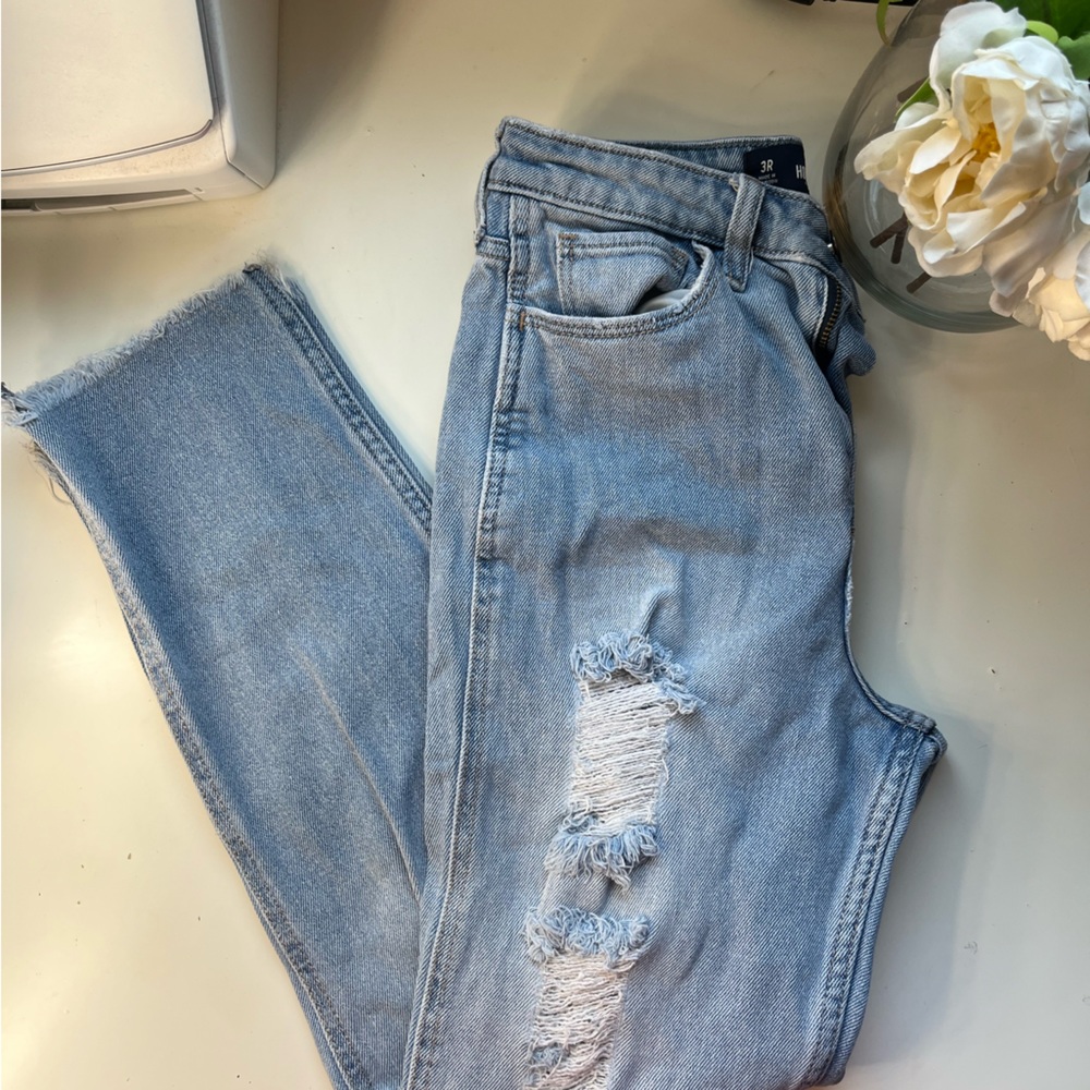 Hollister Ripped Mom Jeans